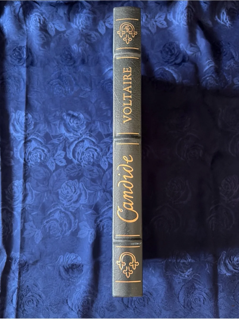 EASTON PRESS/ CANDIDE by VOLTAIRE /GRAY LEATHER /22KT GOLD /SATIRE FRANCE 1977